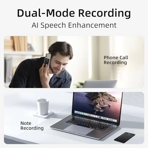 AI Voice Recorder with App Control & AI Transcription — Voice Recognition & Productivity Software, Boyuevi
