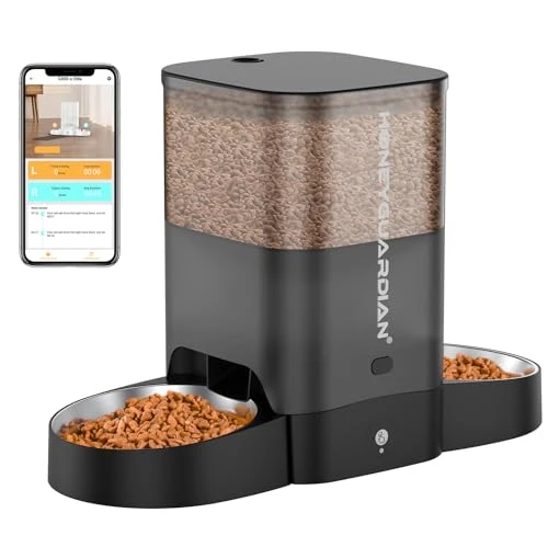 Automatic Cat Feeder for Two Cats — Automatic Feeders, HoneyGuaridan