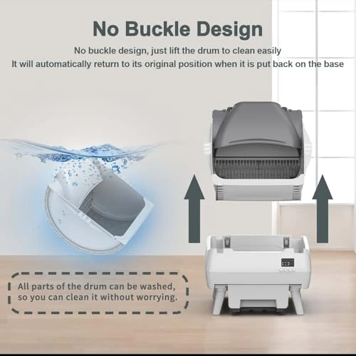 Automatic Cat Litter Box Self Cleaning — Waste Bins, Lohhuby