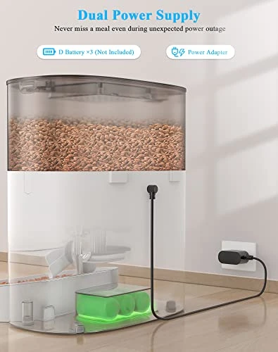 Automatic Pet Feeder for 2 Cats — Automatic Feeders, HoneyGuaridan