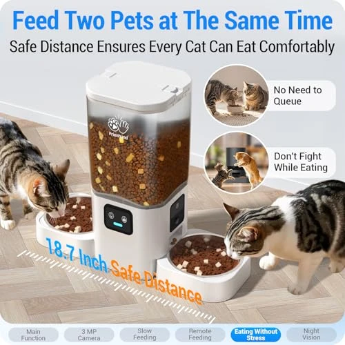 Automatic Pet Feeder with Dual HD Cameras — Automatic Feeders, Frienhund