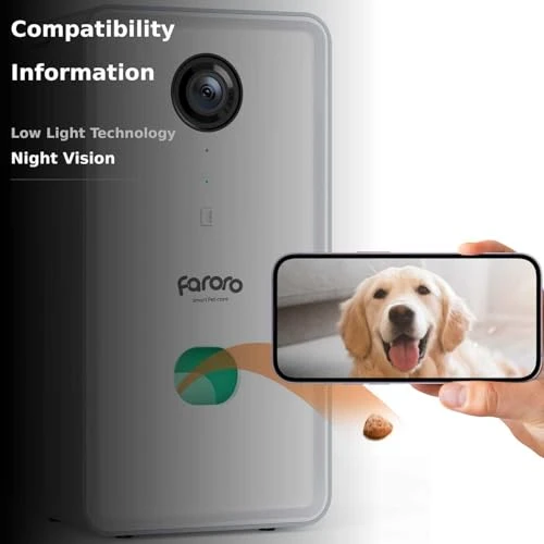 Dog Camera with Treat Dispenser — Cameras & Monitors, faroro