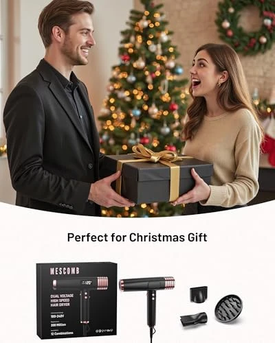 Dual Voltage Ionic Hair Dryer with Diffuser — Dryers & Accessories, MESCOMB