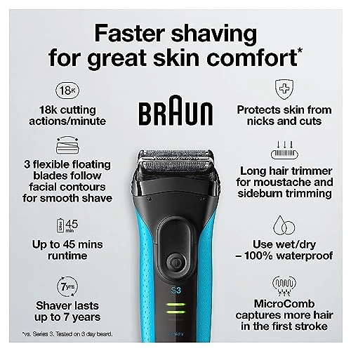 Electric Razor with Precision Trimmer — Foil, Braun