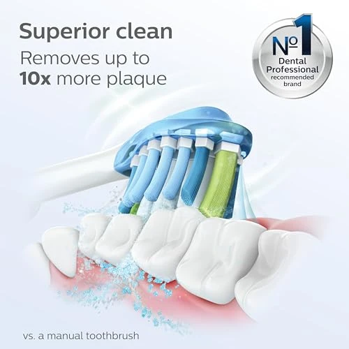 ExpertClean 7500 Black Rechargeable Electric Power Toothbrush — Rotating Electric Toothbrushes, Philips