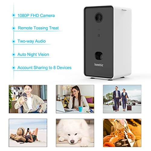 Pet Camera Treat Dispenser — Cameras & Monitors, Iseebiz