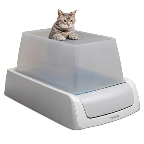 Self-Cleaning Automatic Litter Box with Top-Entry and Motion-Sensing — Training Systems, PetSafe