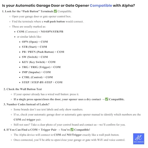 Smart Garage and Gate Opener — Smart Home Modules, Selindus