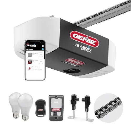 Smart Garage Door Opener with Chain Drive and LED Lighting — Opener Systems, Genie