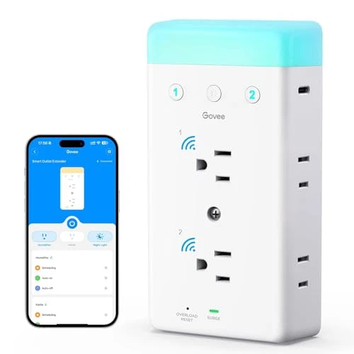 Smart Plug Outlet Extender — Power Solutions & Surge Protection, Govee