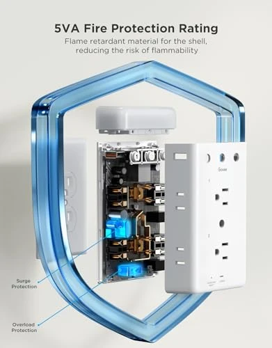 Smart Plug Outlet Extender — Power Solutions & Surge Protection, Govee