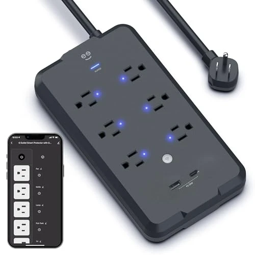 Smart Plug Power Strip with Surge Protection — Power Guardians, Geeni