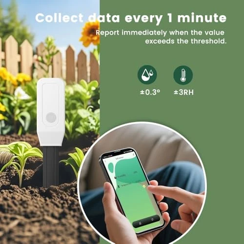 Smart Soil Sensor — Moisture Detection Tools, MHCOZY