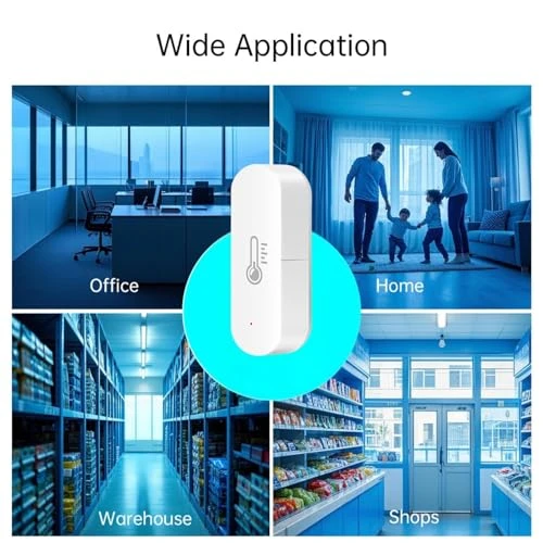 Smart Temperature Humidity Sensor — Home Climate Control, Sanofuturion