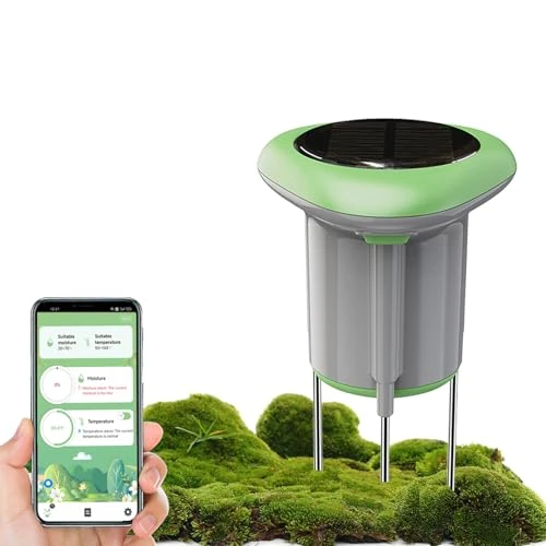 Solar Powered Soil Moisture and Temperature Sensor — Hygrometers, RISOON