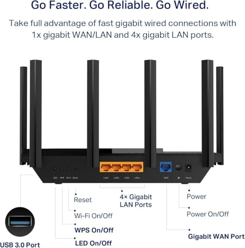 Tri-Band WiFi 6E Router — Routers, TP-Link