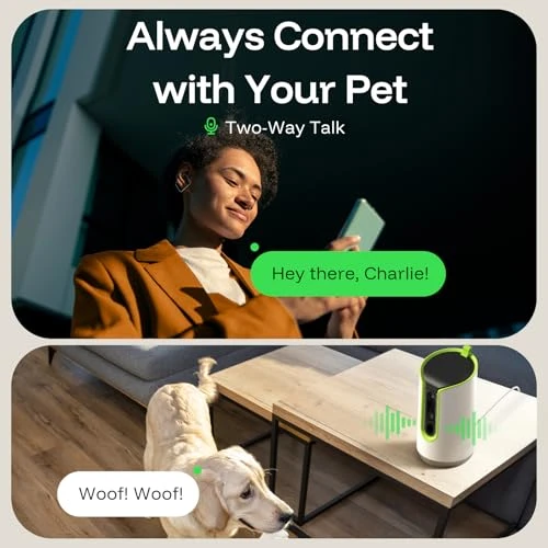 Ultra HD Pet Camera with Treat Dispenser — Cameras & Monitors, TKENPRO
