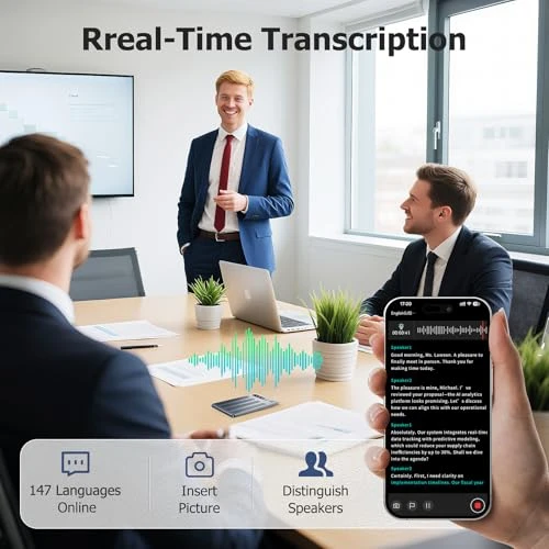 Voice Recorder with AI Transcription and Noise Cancellation — Voice Recognition & Productivity Software, HUREWA