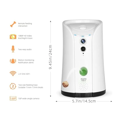 WiFi Remote Pet Camera with Treat Dispenser — Cameras & Monitors, SKYMEE