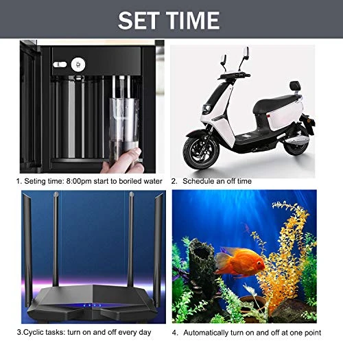 WiFi Smart Power Strip Surge Protector Extension Cord with 4 AC Outlets and 4 USB Ports — Power Solutions & Surge Protection, Jinvoo