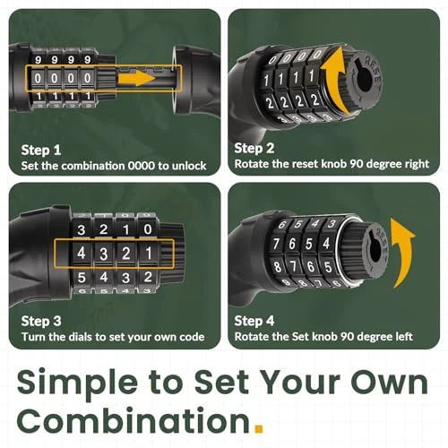 Bicycle Cable Lock — Cable, Titanker