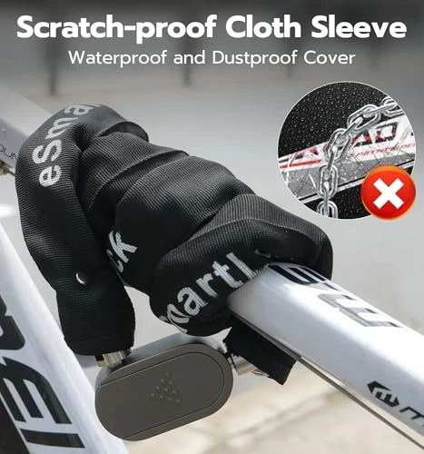 Fingerprint Bike Chain Lock — Chain, Anweller