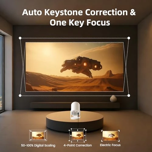 Mini Projector with WiFi and Bluetooth — Home Theater Projectors, YINCODI