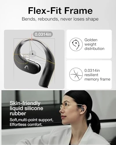OpenNote AI Voice Recorder – Open Ear Headphones — Language Translators, VIAIM