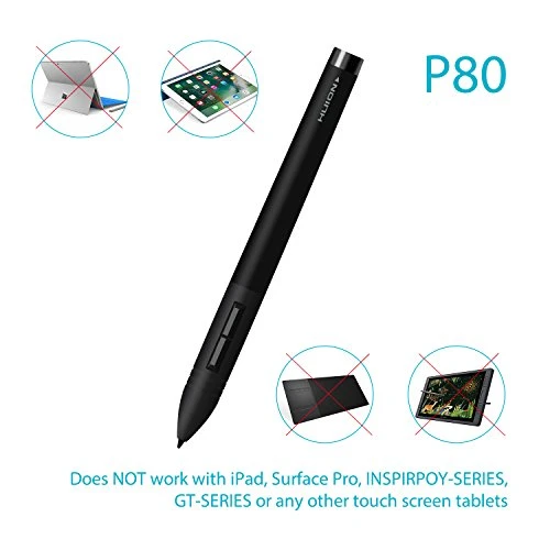 Rechargeable Digital Pen Stylus for Graphics Drawing Tablet — Styluses & Digital Pens, Huion