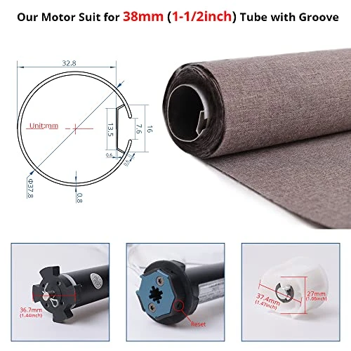 Smart Blinds Motor with Remote Control — Roller, Blindsmart