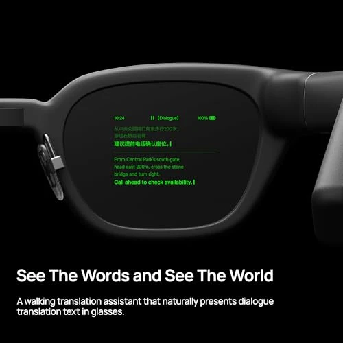 Smart Glasses with AR Display and AI Translation — Smart Glasses, inmo
