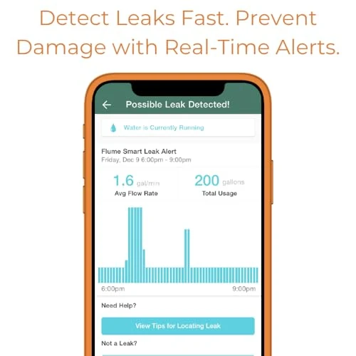 Smart Home Water Monitor and Leak Detector — Water Leak Detection Systems, Flume