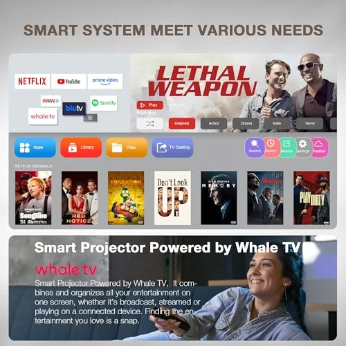 Smart Mini Projector with WiFi and Bluetooth — Home Theater Projectors, XuanPad