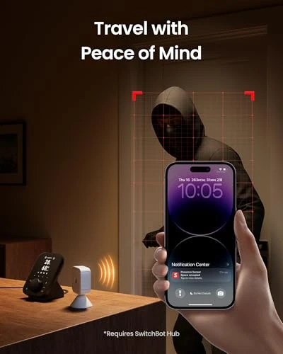 Smart mmWave Radar Motion Sensor with Dynamic Detection & Zone Positioning — Motion Sensors, SwitchBot