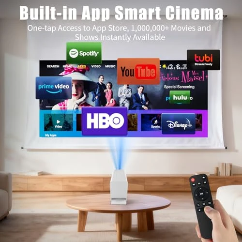 Smart Projector with Apps — Home Theater Projectors, XENPONAD