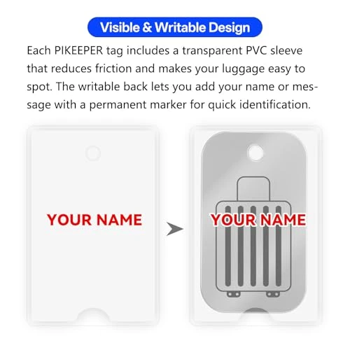 Smart QR Code Luggage Tags — Luggage Tags, PIKEEPER
