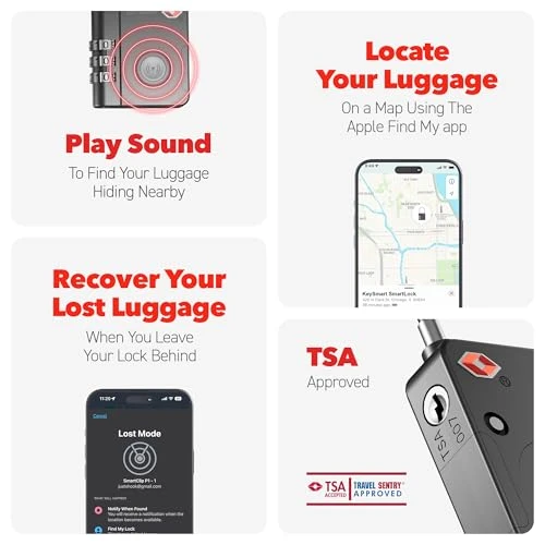 Smart Tracking Luggage Locks — Luggage Locks, KeySmart