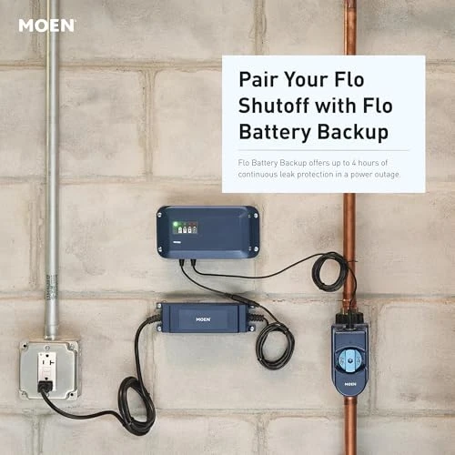 Smart Water Monitor and Automatic Shutoff Sensor — Water Leak Detection Systems, Moen