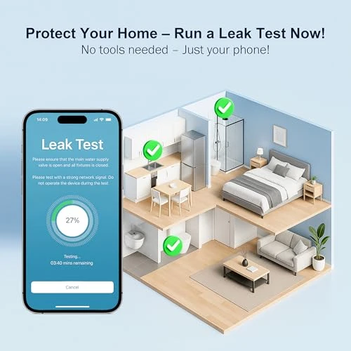 Smart Water Monitor and Automatic Shutoff — Water Leak Detection Systems, FRIZZLIFE