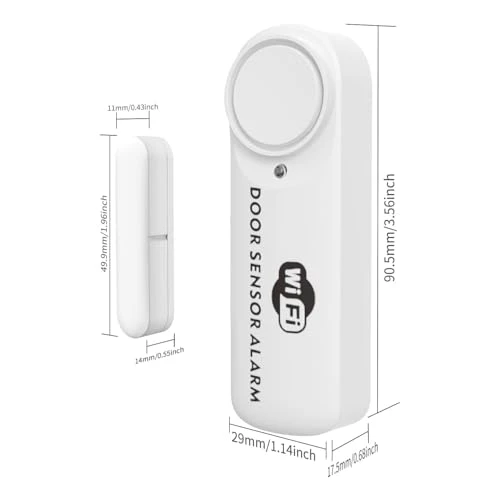 Smart WiFi Door and Window Alarm Sensor Chime — Smart Home Security, XFOX