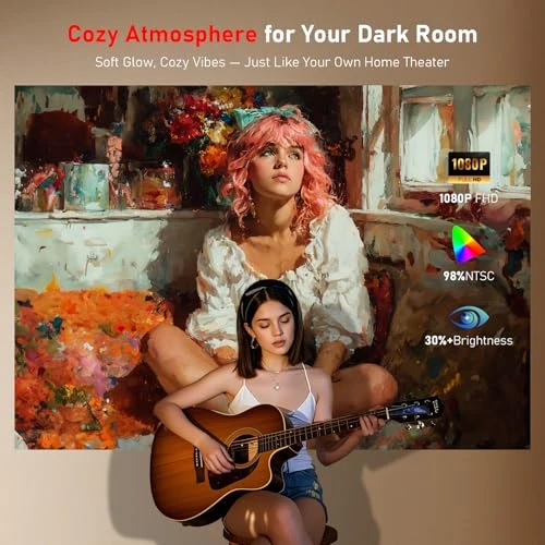 Ultra-Slim Smart Mini Projector — Home Theater Projectors, DBPOWER