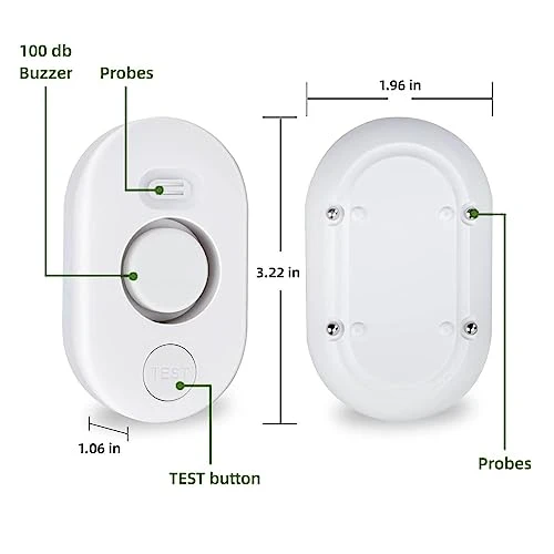 Water Leak Detector Sensor Alarm — Water Leak Detection Systems, METAK