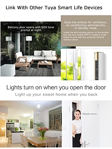 WiFi Door Sensor — Smart Home Security, Gaoducash