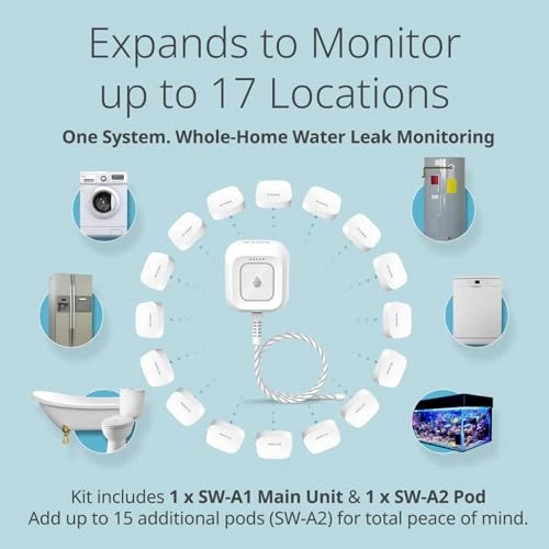 WiFi Water Leak Detector Starter Kit — Water Leak Detection Systems, D-Link