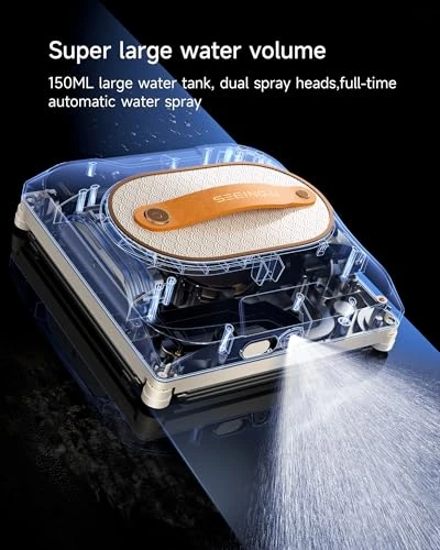 Window Cleaning Robot with Dual Water Spray — Smart Cleaning Robots, SEEING.U