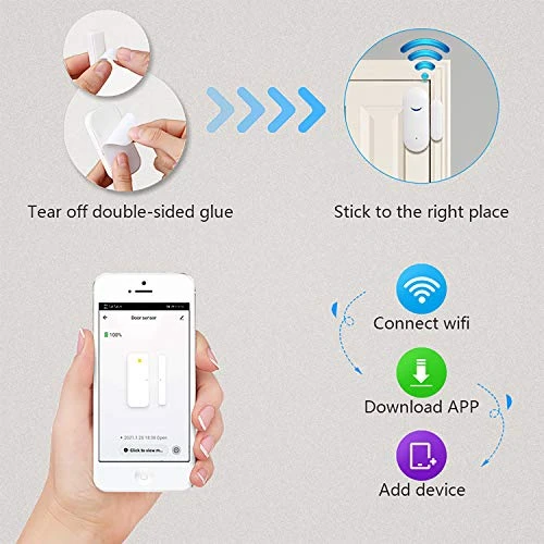 Wireless Door Window Sensor — Smart Home Security, SENCKIT
