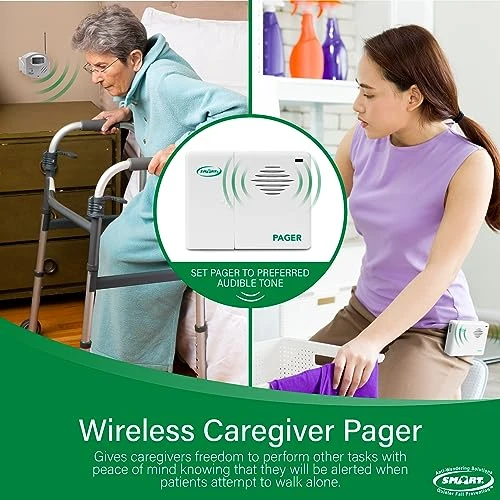 Wireless Motion Sensor Alarm System with Pager — Patient Alarms, Smart Caregiver Corporation