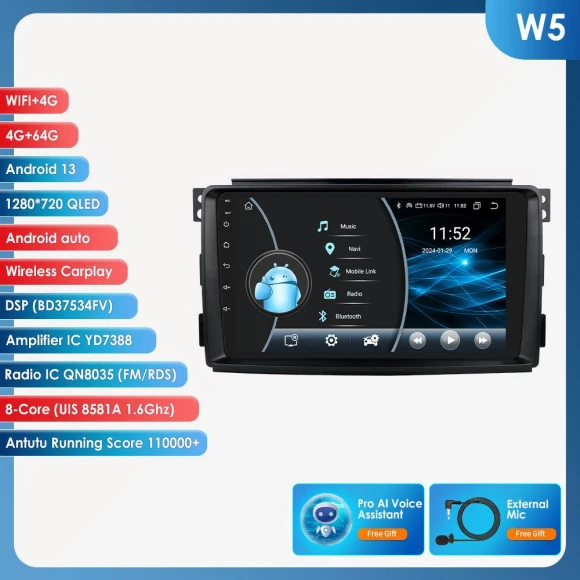 Car Multimedia System — In-Dash, Hizpo