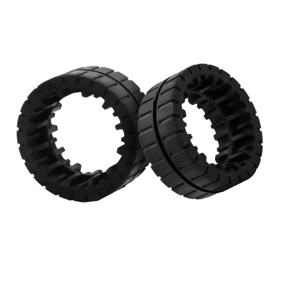 Durable Non-Slip Replacement Wheel Tires — Accessories, Three Body