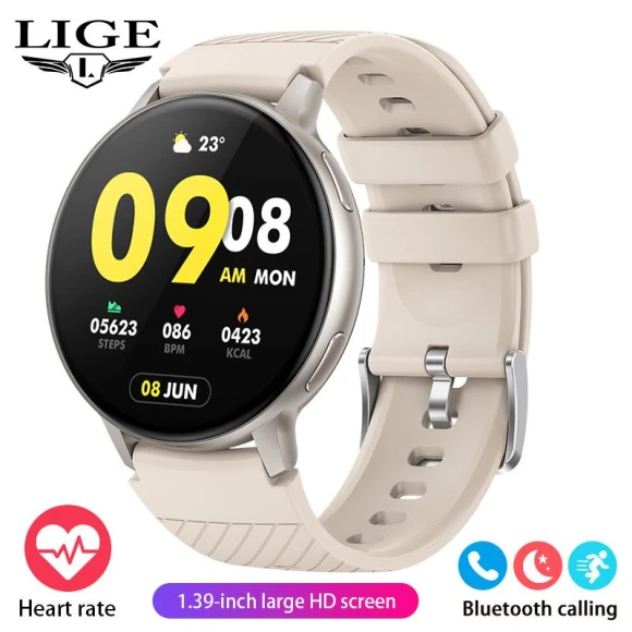 Smart Fitness Watch with Bluetooth Calling — Smartwatches, LIGE